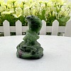 Natural Ruby in Zoisite Carved Healing Snake Figurines PW-WG18724-10-1