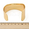 304 Stainless Steel Cuff Bangles for Women BJEW-Z097-10G-5