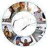 12Pairs 4 Colors Silicone Glasses Ear Grips AJEW-GF0005-60-7