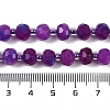 Natural Dyed White Jade Beads Strands G-H057-A22-05-5