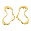 304 Stainless Steel Nuggets Stud Earrings EJEW-U069-01G-2