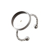 304 Stainless Steel Cuff Ring Components RJEW-H250-02A-P-1