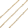 Ion Plating(IP) 304 Stainless Steel Rectangle Link Chains CHS-G025-12G-1