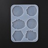 DIY Hexagon & Round & Polygon Phone Grip Ornament Silicone Molds DIY-TAC0022-14-1