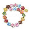Glass Imitation Jade Beads GLAA-L051-03-5