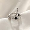 304 Stainless Steel Cuff Open Rings FS-WGD6945-11-1