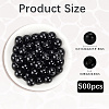ABS Plastic Imitation Pearl Beads KY-SP0001-58C-2