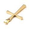 304 Stainless Steel Pendants Ion Plating(IP) STAS-G093-16G-3