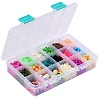 126g 15 Colors Handmade Polymer Clay Beads CLAY-SZ0001-32-4
