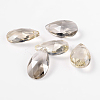 Faceted Teardrop Glass Pendants X-GLAA-O008-B04-1