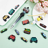 14Pcs 14 Styles Food Grade Eco-Friendly Silicone Focal Beads SIL-SC0001-74-4