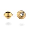 Flat Round Ion Plating(IP) 304 Stainless Steel Spacer Beads X-STAS-M237-01-1