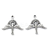 Tibetan Style Alloy Pendant TIBE-H142-02AS-1