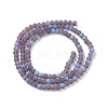 Half AB Color Plated Faceted Rondelle Glass Bead Strands EGLA-L007-F02-4mm-3