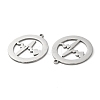 Non-Tarnish 201 Stainless Steel Pendants STAS-Q216-05P-2