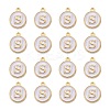 Golden Plated Alloy Charms X-ENAM-S118-01S-2