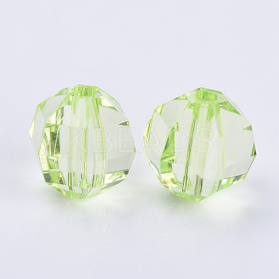 Transparent Acrylic Beads LS-TACR-Q256-6mm-V32-1