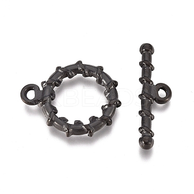304 Stainless Steel Toggle Clasps STAS-L247-005EB-1