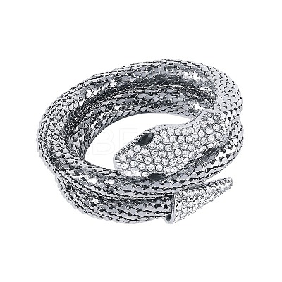 Alloy Popcorn Chain Bracelets BJEW-Z018-01B-1