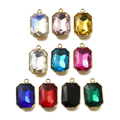 304 Stainless Steel Pendants STAS-Q346-07G-1