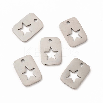 Non-Tarnish 201 Stainless Steel Charms X-STAS-E188-01P-1