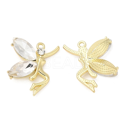 Light Gold Alloy Pendants PALLOY-A003-08KCG-01-1