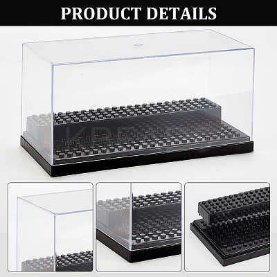 2-Tier Acrylic Minifigure Display Cases ODIS-WH0027-047C-1