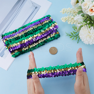 10Pcs Wide Stretch Sparkling Headband MRMJ-GF0001-45C-1