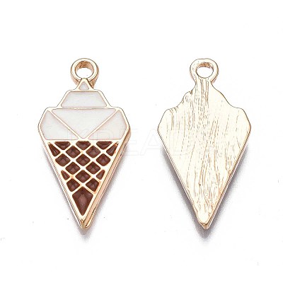 Rack Plating Alloy Enamel Pendants ENAM-S122-72-1