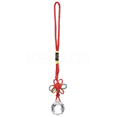 Glass Round Ball Hanging Ornaments LS-HJEW-Z006-01G-1