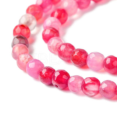Natural Crackle Agate Bead Strands X-G-R344-4mm-55-1