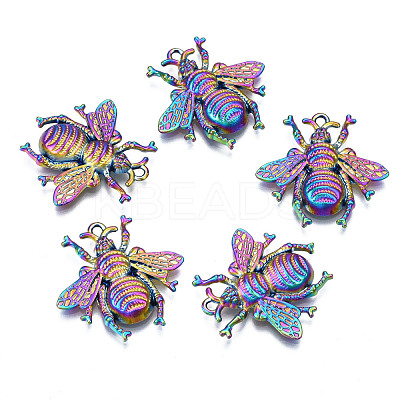 Rainbow Color Alloy Pendants PALLOY-N156-183-NR-1
