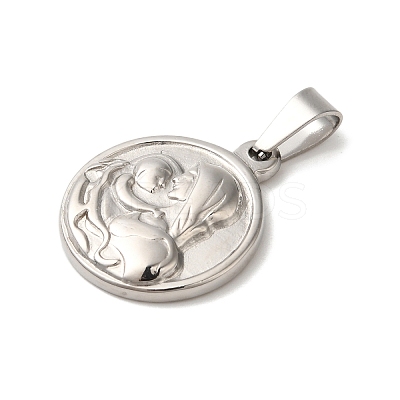 Non-Tarnish 304 Stainless Steel Pendants LS-STAS-B073-01A-P-1