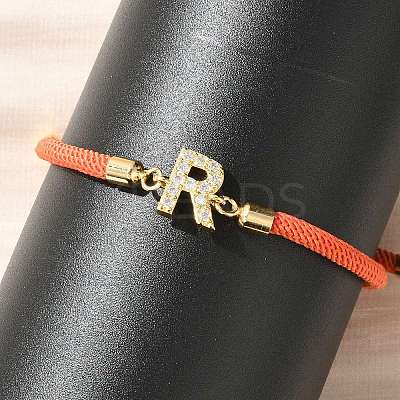 Adjustable Nylon Cord Bracelets BJEW-C096-01G-18-1