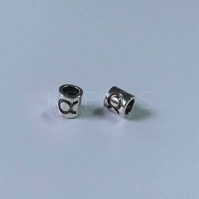 Tibetan Style Alloy European Beads FIND-WH0111-50A-1