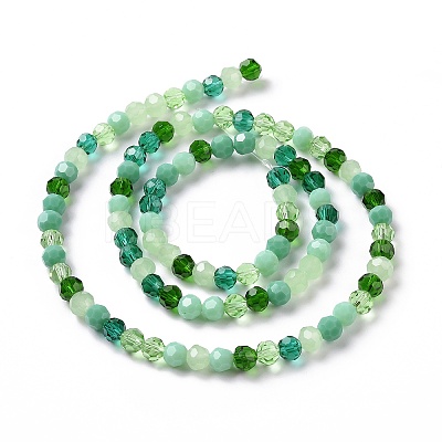 Glass Beads Strands X-GLAA-E036-09F-1
