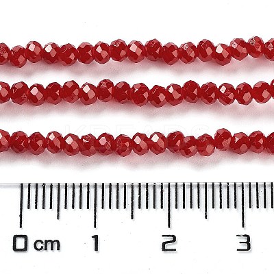 Baking Paint Imitation Jade Glass Bead Strands LS-DGLA-A034-J2MM-A29-1