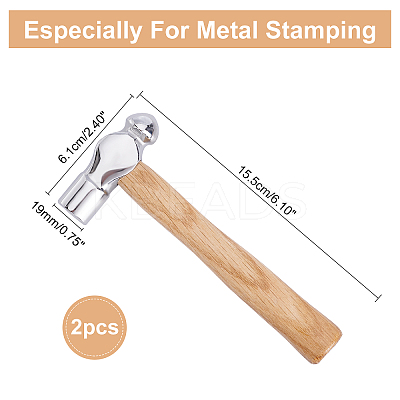 Carbon Steel Ball Hammer TOOL-WH0133-09-1