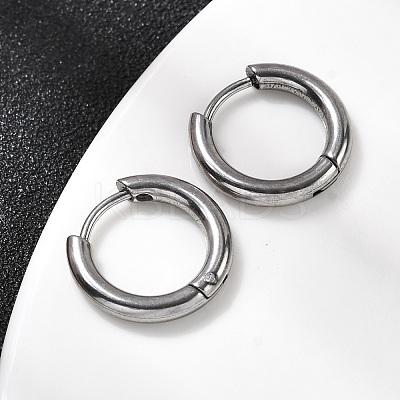 316F Stainless Steel Hoop Earrings EJEW-D341-01G-P-1