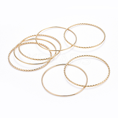 Fashion 201 Stainless Steel Bangle Sets BJEW-L664-001B-1-1