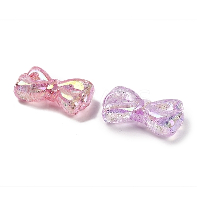 Transparent Crackle Acrylic Beads TACR-R001-09A-1
