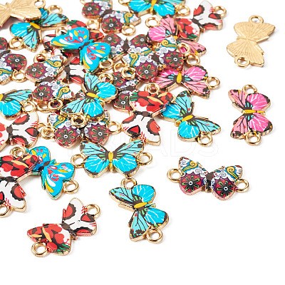 Alloy Enamel Connector Charms FIND-TAC0029-09-1