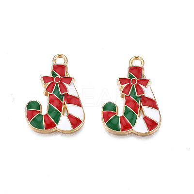Rack Plating Alloy Enamel Charms LS-X-ENAM-N055-163-1
