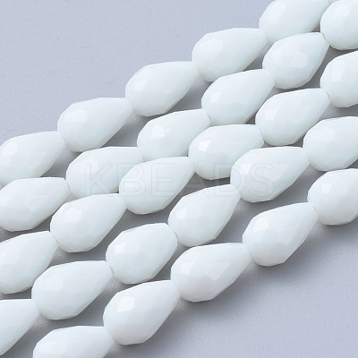 Glass Beads Strands X-GLAA-R023-15x10mm-6-1
