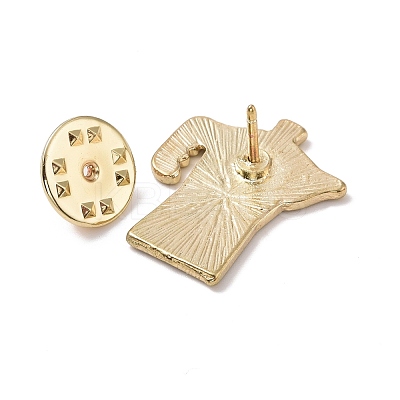 Coffeepot Enamel Pin JEWB-G012-F04-A-1