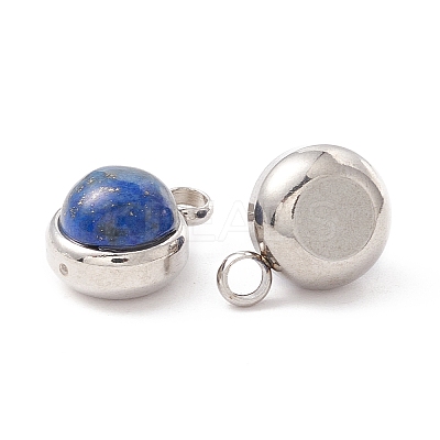 Natural Lapis Lazuli Charms G-K325-01P-02-1