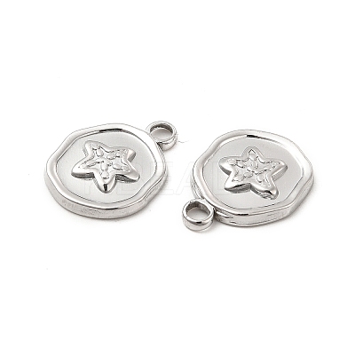 Non-Tarnish 304 Stainless Steel Pendants STAS-B032-36P-1