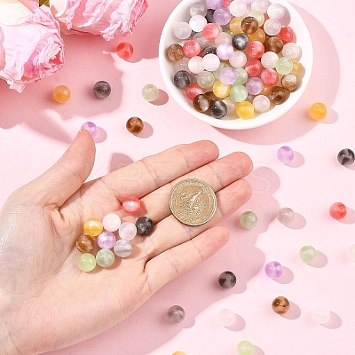50Pcs Opaque UV Reactive Beads RESI-YW0005-93-1