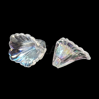 Transparent Acrylic Bead Caps OACR-G054-03A-1