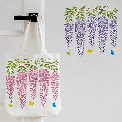 Plastic Reusable Drawing Painting Stencils Templates DIY-WH0172-481-1